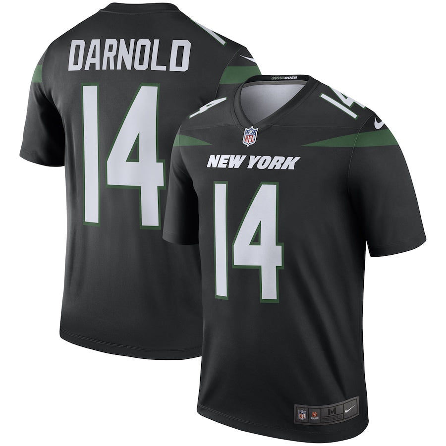New York Jets Sam Darnold Stealth Legend NFL jersey front view