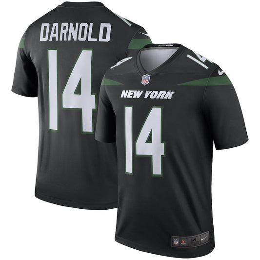 New York Jets Sam Darnold Stealth Legend NFL jersey front view