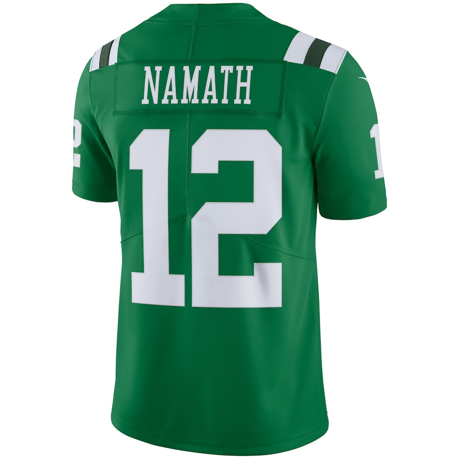 New York Jets Joe Namath NFL jersey front view