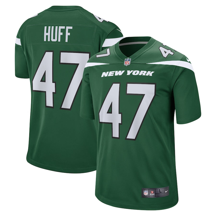 New York Jets Bryce Huff Gotham NFL jersey front view