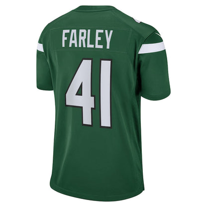 New York Jets Matthias Farley Gotham NFL jersey front view