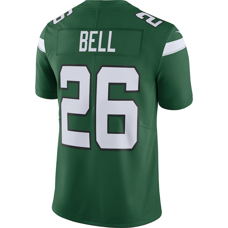 New York Jets Leveon Bell 100 NFL jersey front view