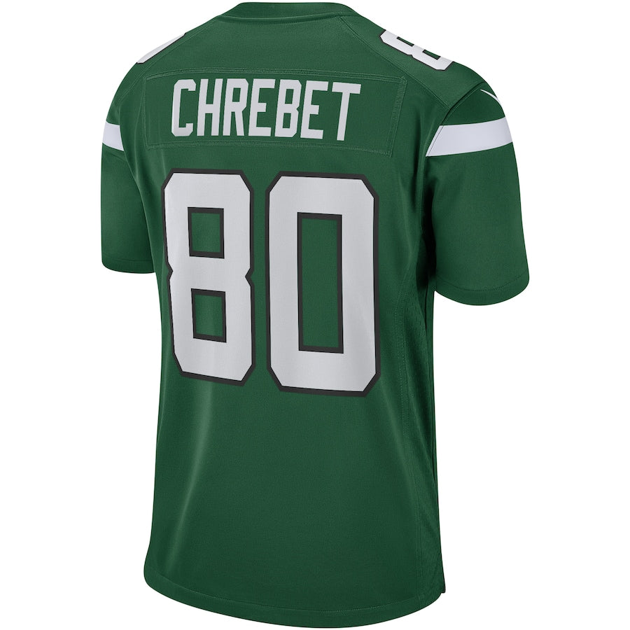 New York Jets Wayne Chrebet Gotham NFL jersey front view