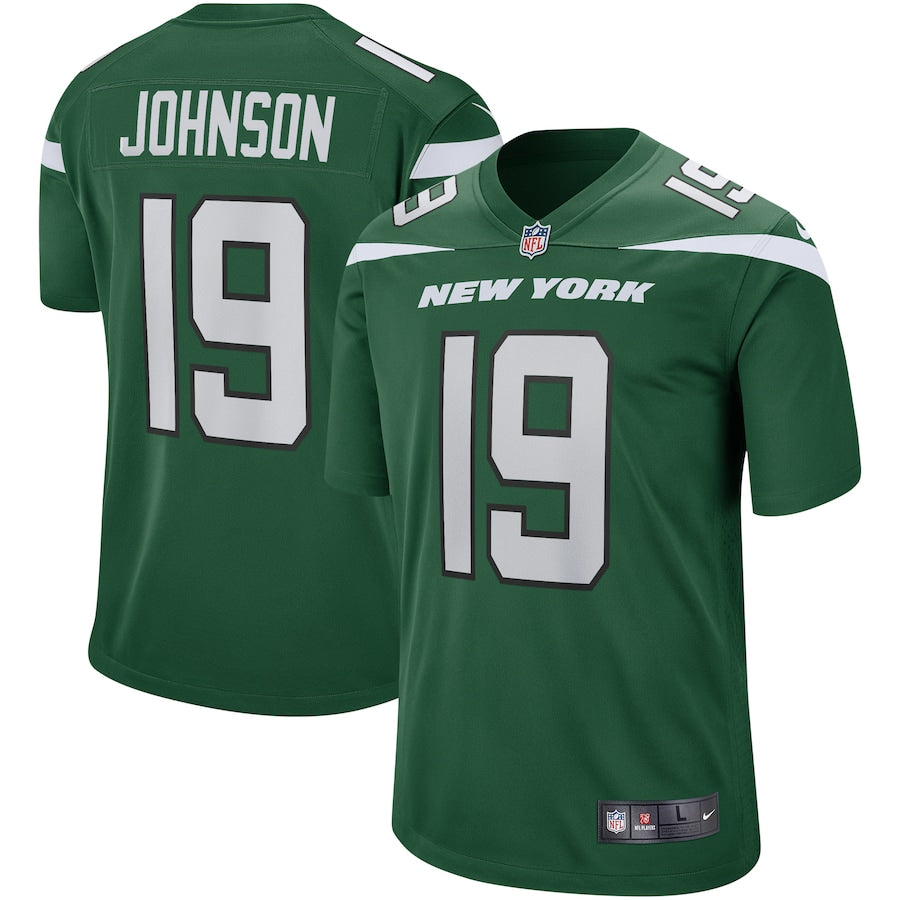 New York Jets Keyshawn Johnson Gotham NFL jersey front view