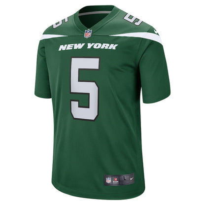 New York Jets Joe Flacco Gotham NFL jersey front view