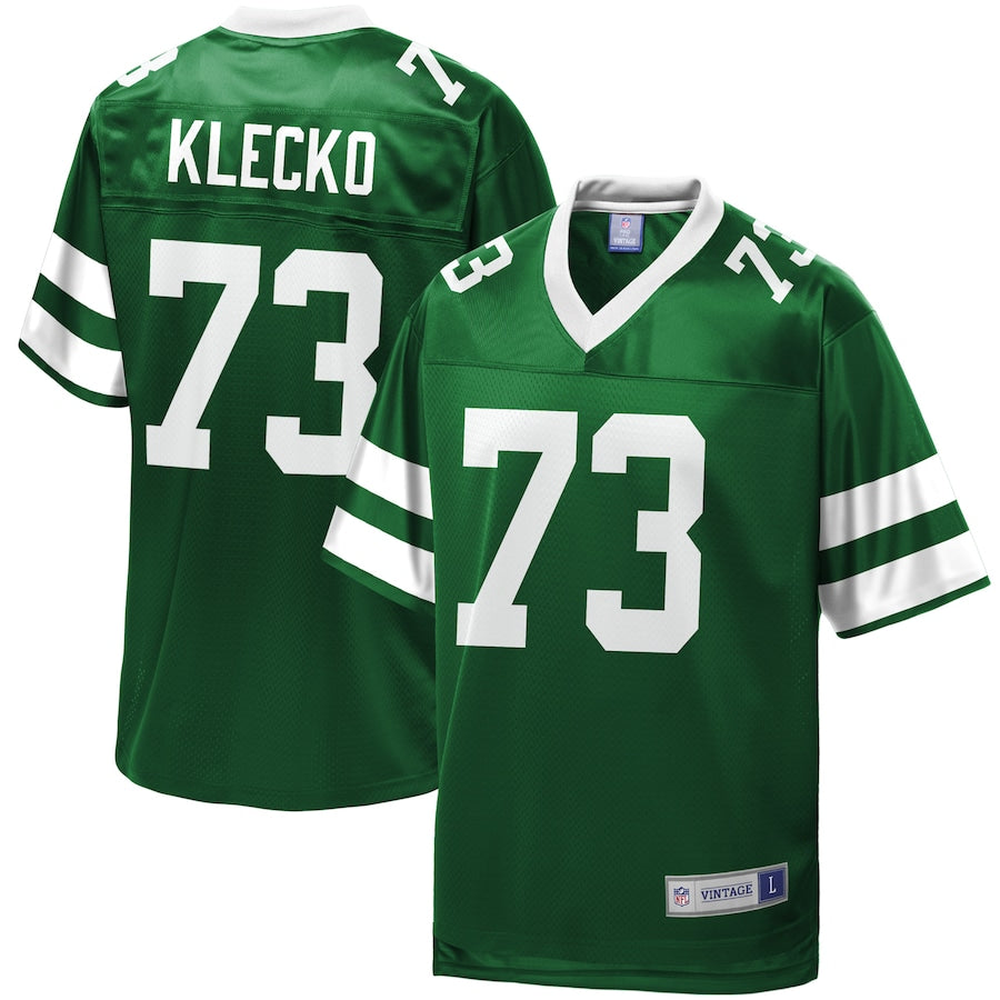 New York Jets Joe Klecko NFL jersey front view
