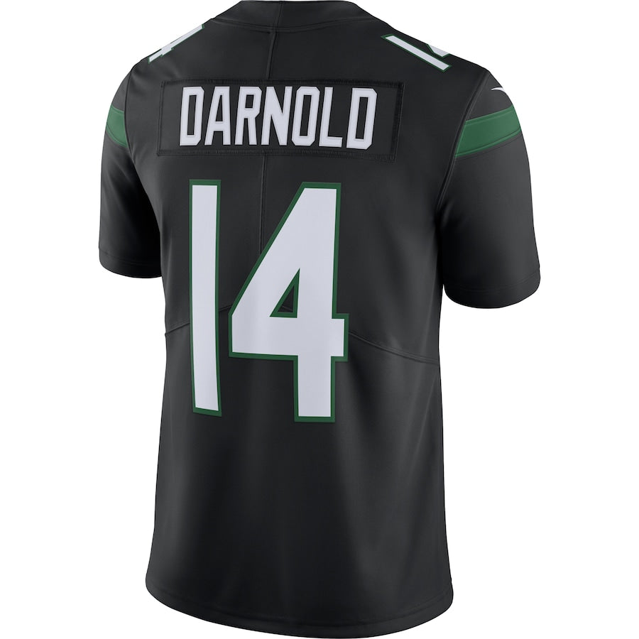 New York Jets Sam Darnold Stealth NFL jersey front view