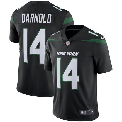 New York Jets Sam Darnold Stealth NFL jersey front view