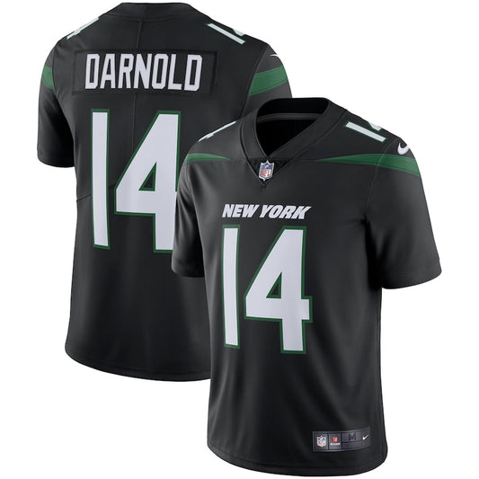 New York Jets Sam Darnold Stealth NFL jersey front view