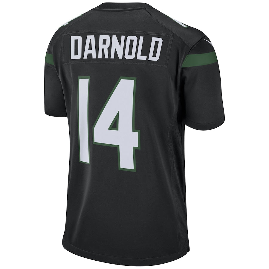 New York Jets Sam Darnold Stealth 7 NFL jersey front view