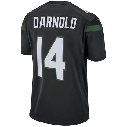 New York Jets Sam Darnold Stealth 7 NFL jersey front view
