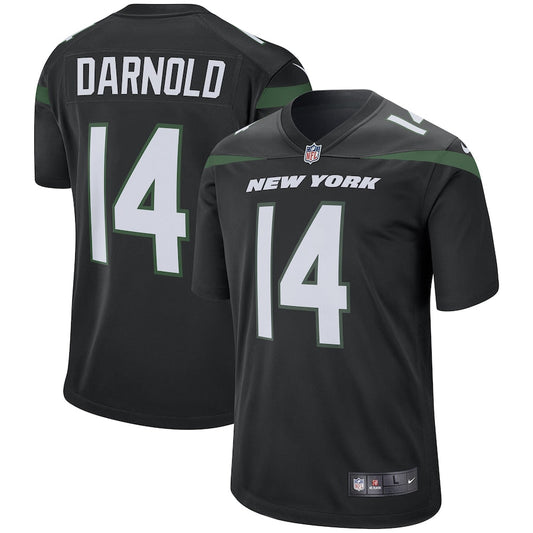 New York Jets Sam Darnold Stealth 7 NFL jersey front view