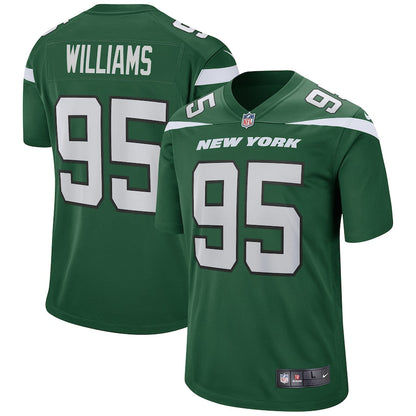 New York Jets Quinnen Williams Gotham NFL jersey front view
