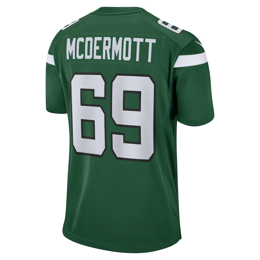 New York Jets Conor Mcdermott Gotham 100 NFL jersey front view
