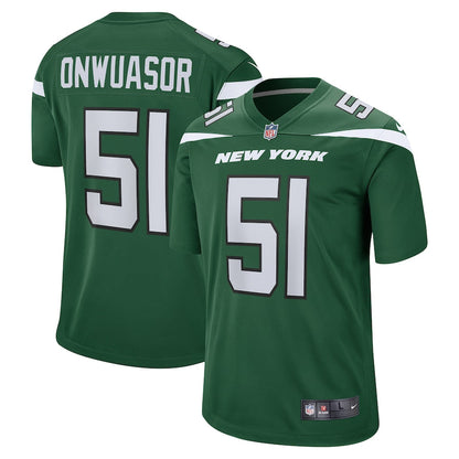 New York Jets Patrick Onwuasor Gotham NFL jersey front view