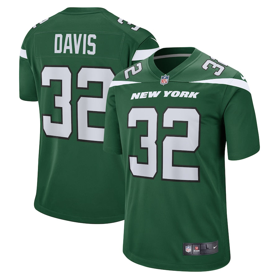 New York Jets Ashtyn Davis Gotham NFL jersey front view