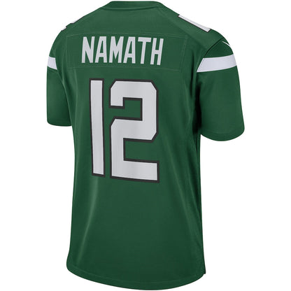 New York Jets Joe Namath Gotham NFL jersey front view