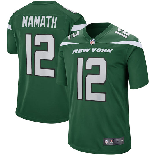 New York Jets Joe Namath Gotham NFL jersey front view