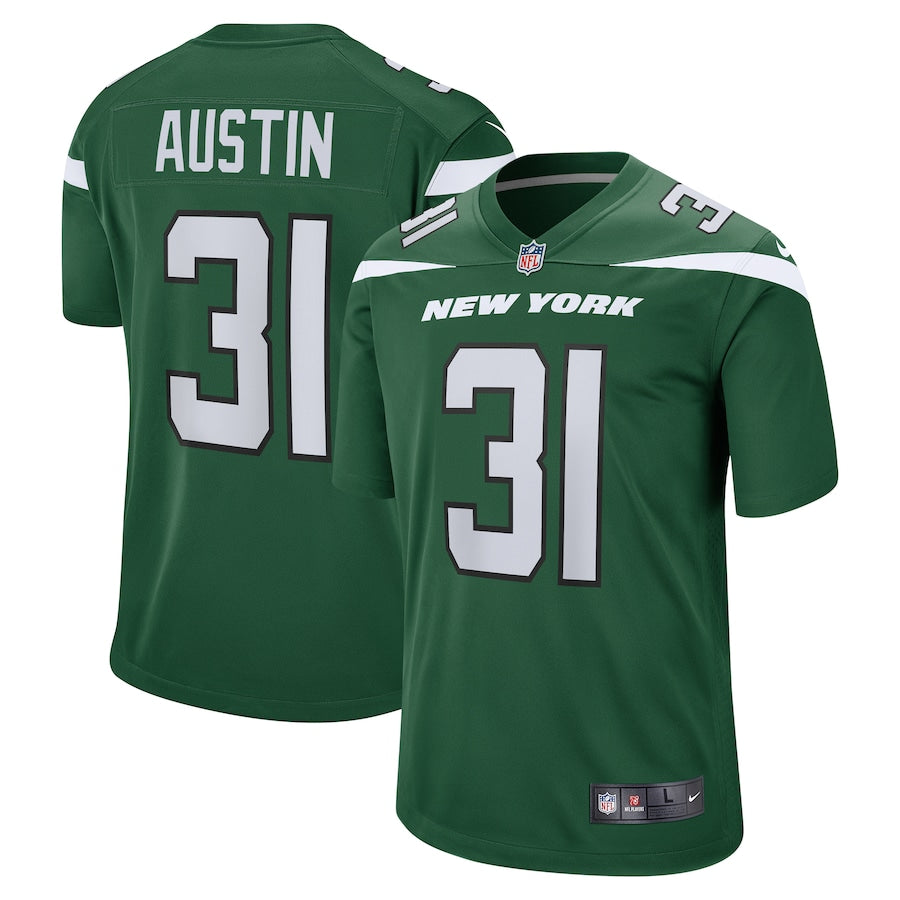 New York Jets Bless Austin Gotham NFL jersey front view