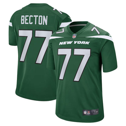 New York Jets Mekhi Becton Gotham Draft First NFL jersey front view