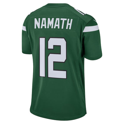 New York Jets Joe Namath Gotham NFL jersey front view