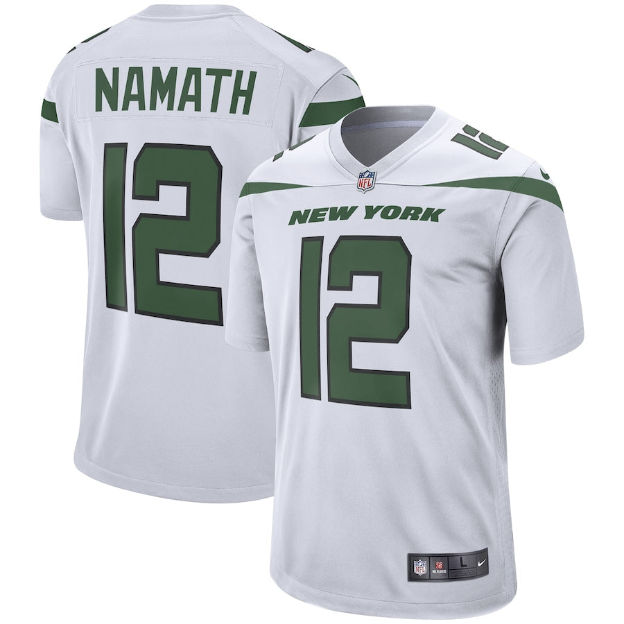 New York Jets Joe Namath Spotlight NFL jersey front view