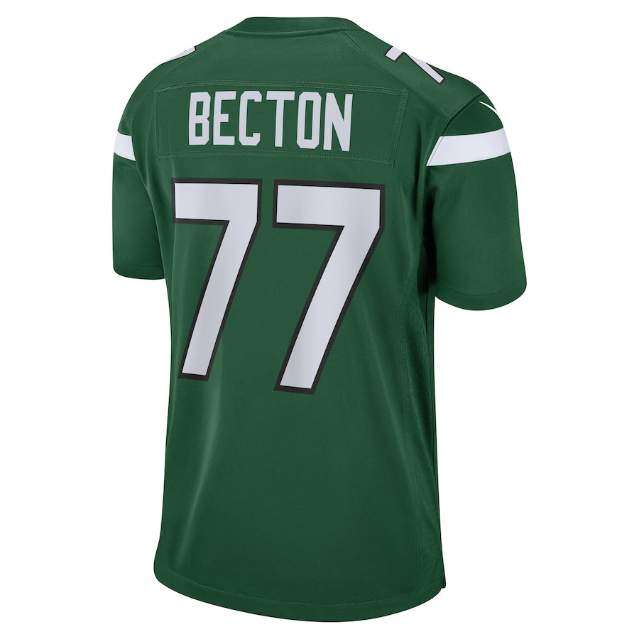 New York Jets Mekhi Becton Gotham 8 NFL jersey front view