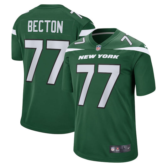 New York Jets Mekhi Becton Gotham 8 NFL jersey front view