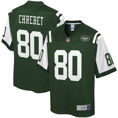 New York Jets Wayne Chrebet NFL jersey front view