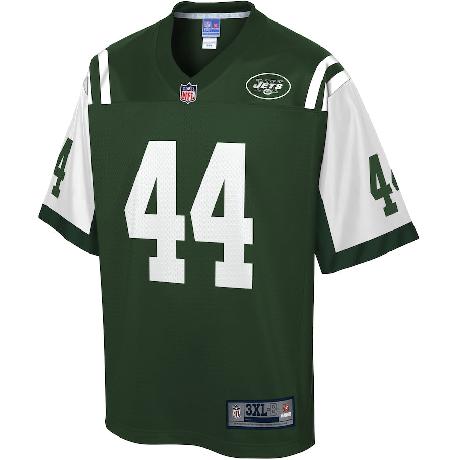 New York Jets Harvey Langi Gotham Big Tall NFL jersey front view