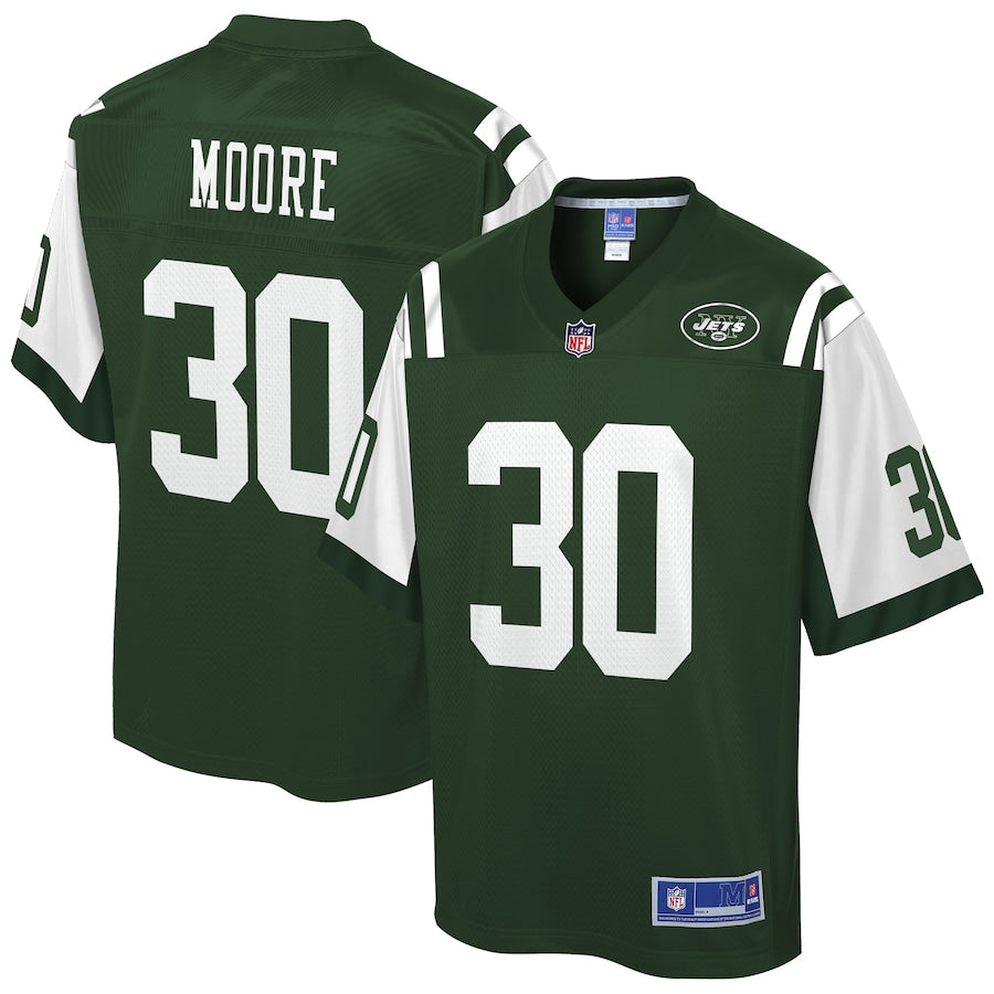 New York Jets Jalin Moore Gotham 212 NFL jersey front view