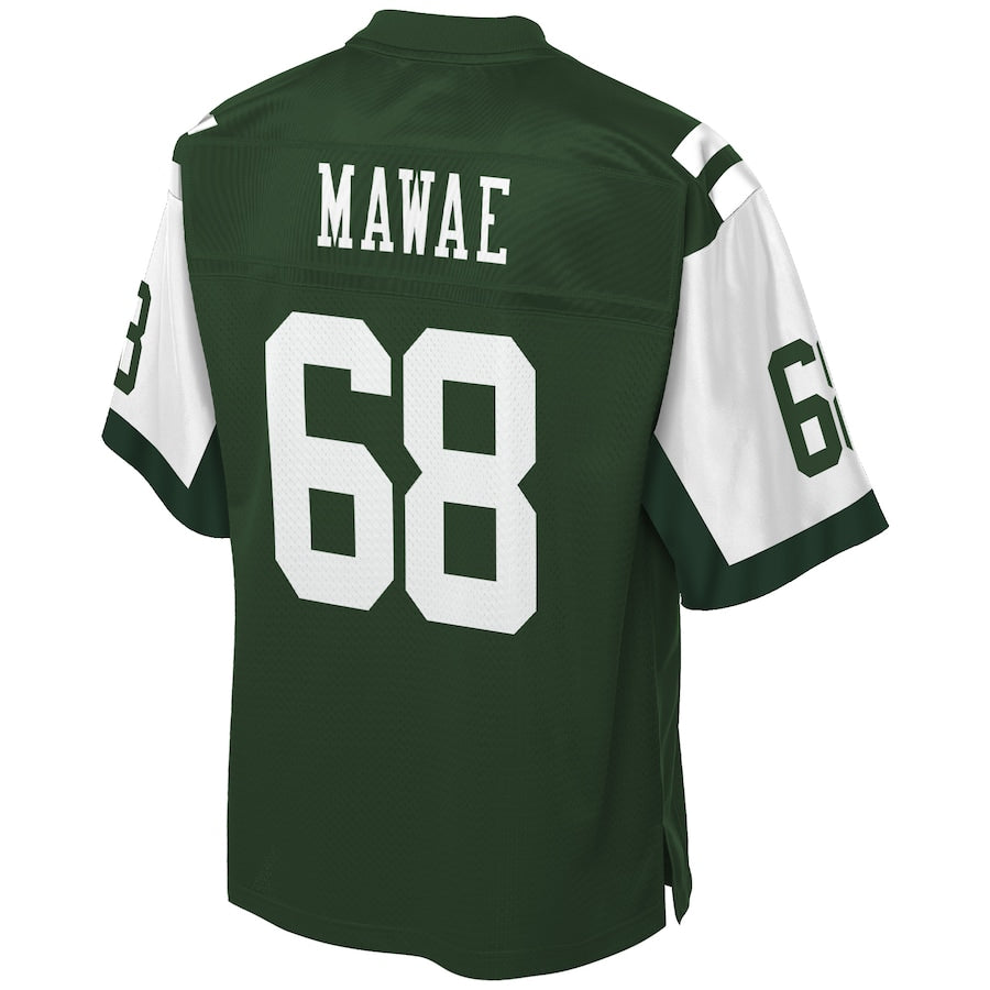 New York Jets Kevin Mawae 125 NFL jersey front view