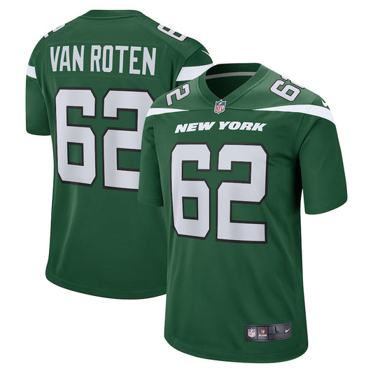 New York Jets Greg Van Roten Gotham 149 NFL jersey front view
