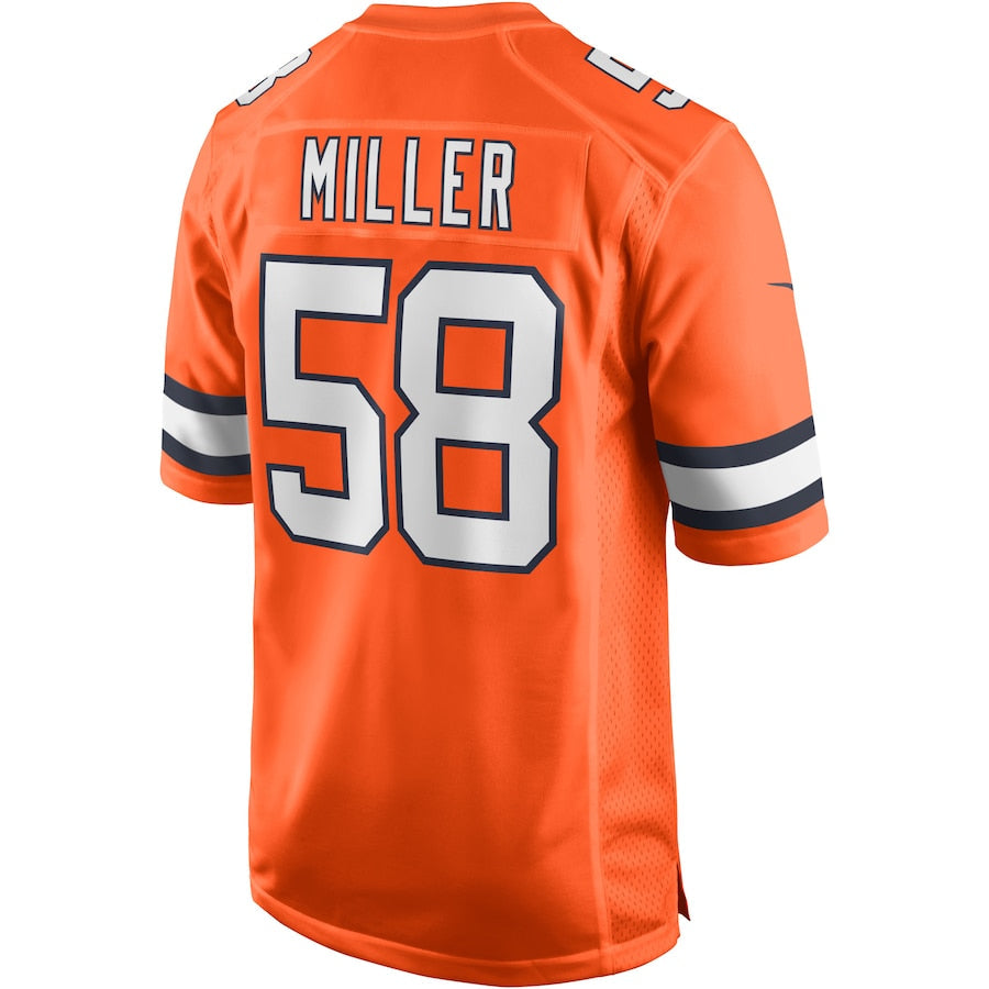 Denver Broncos Von Miller 254 NFL jersey front view