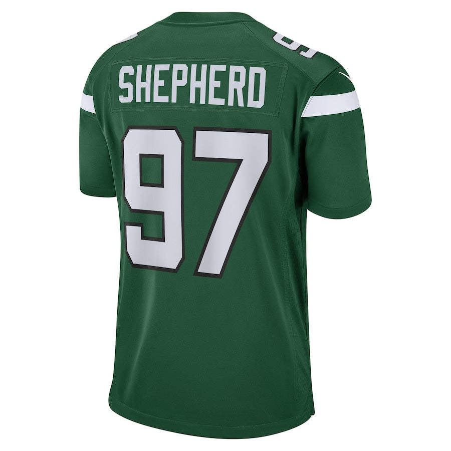New York Jets Nathan Shepherd Gotham 150 NFL jersey front view