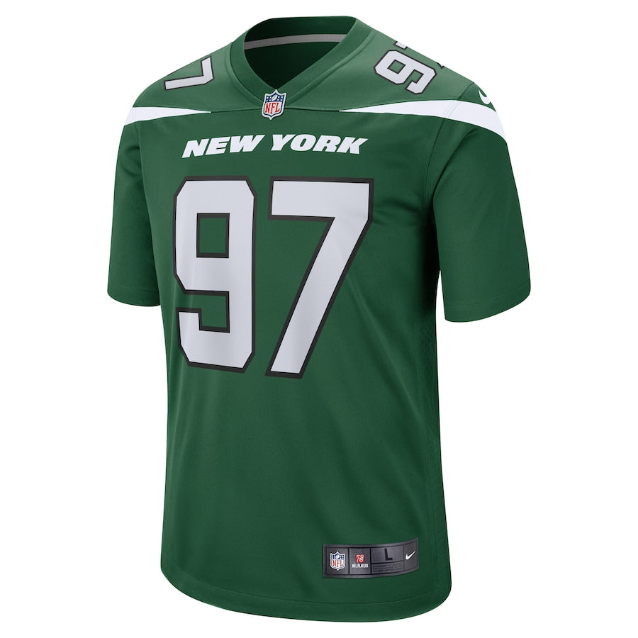 New York Jets Nathan Shepherd Gotham 150 NFL jersey front view