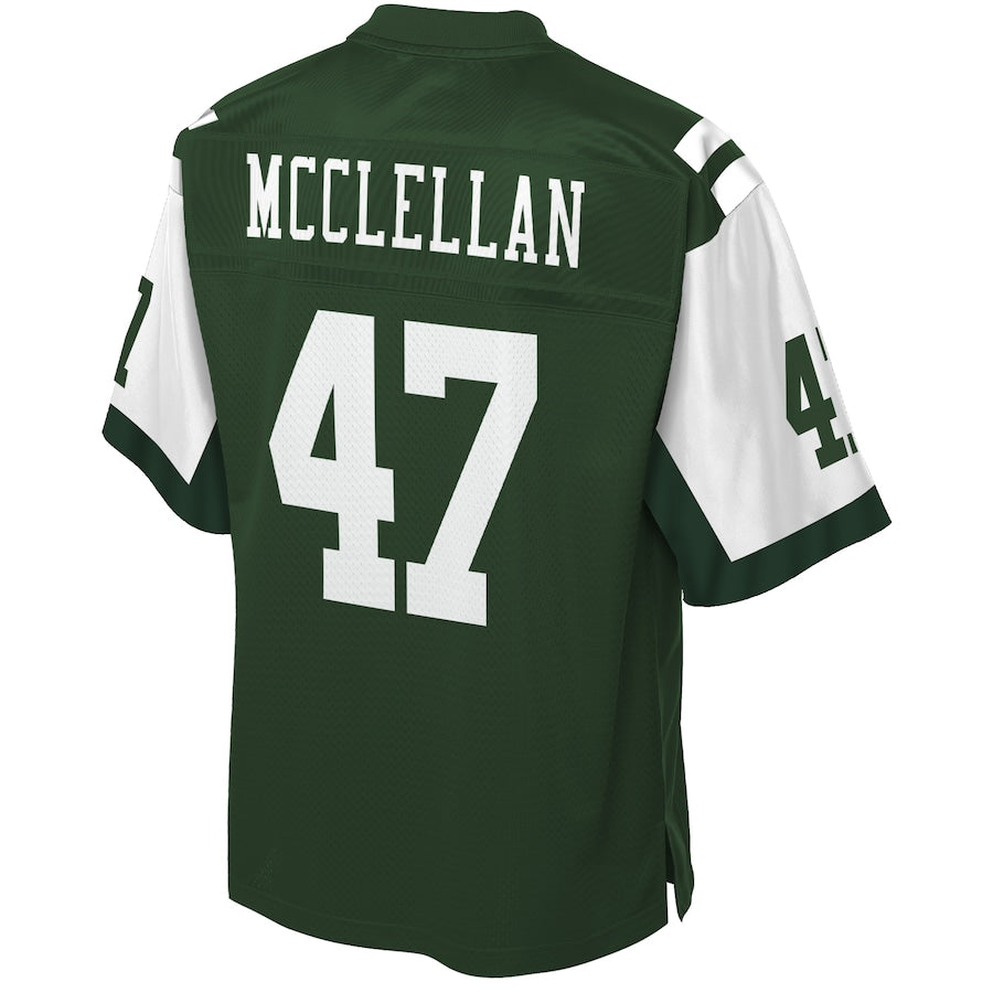 New York Jets Albert Mcclellan Gotham Big Tall NFL jersey front view