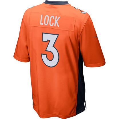 Denver Broncos Drew Lock 252 NFL jersey front view