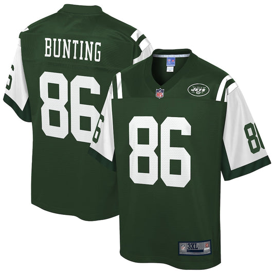 New York Jets Ian Bunting Gotham Big Tall NFL jersey front view