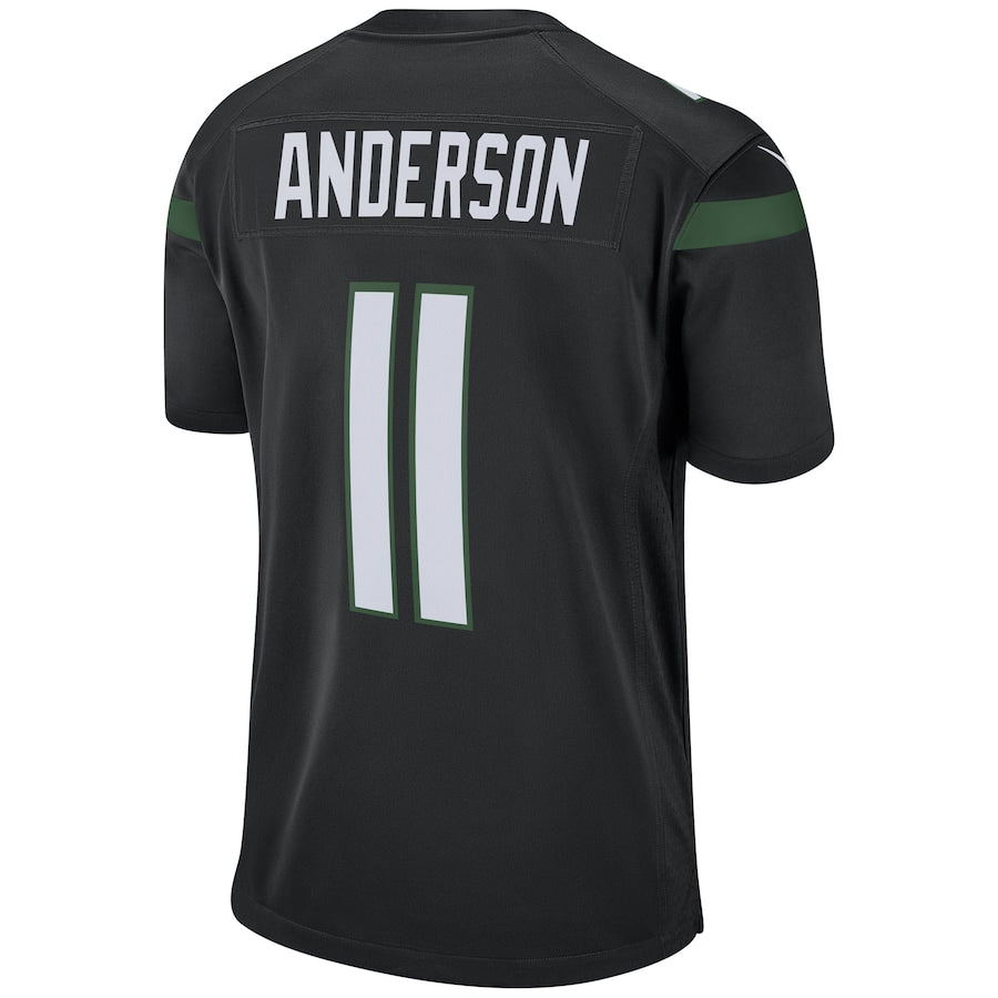 New York Jets Robby Anderson Stealth 169 NFL jersey front view