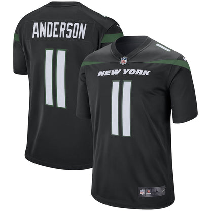 New York Jets Robby Anderson Stealth 169 NFL jersey front view