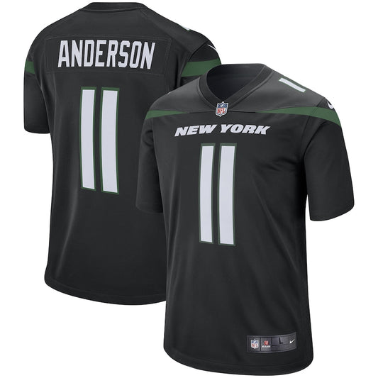 New York Jets Robby Anderson Stealth 169 NFL jersey front view