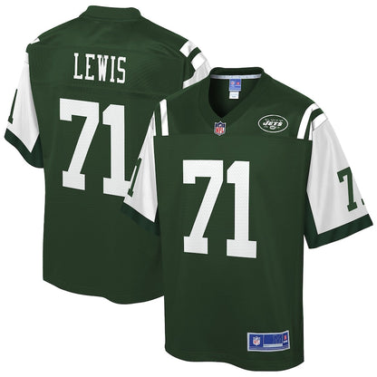 New York Jets Alex Lewis Gotham 129 NFL jersey front view