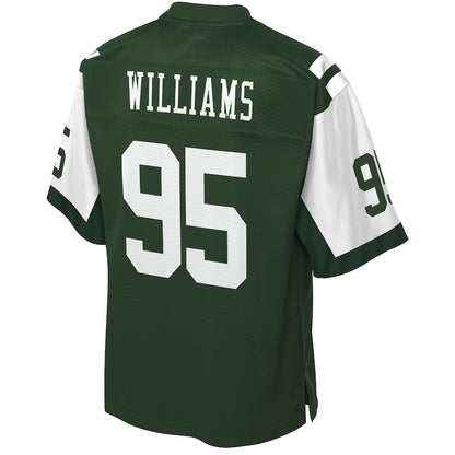 New York Jets Quinnen Williams Gotham Big Tall NFL jersey front view