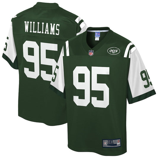 New York Jets Quinnen Williams Gotham Big Tall NFL jersey front view