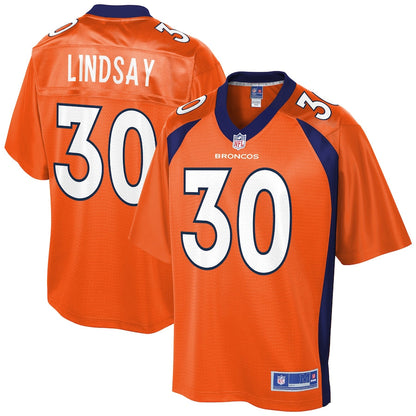 Denver Broncos Phillip Lindsay Logo 285 NFL jersey front view