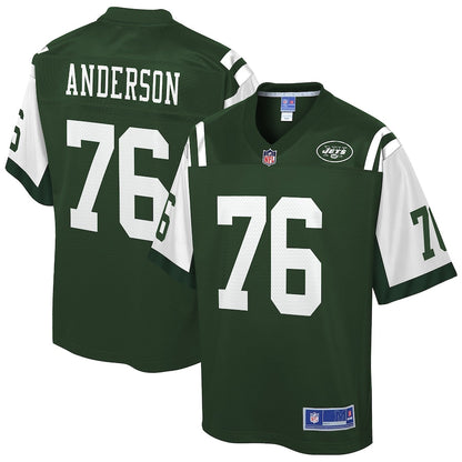 New York Jets Calvin Anderson Gotham 213 NFL jersey front view