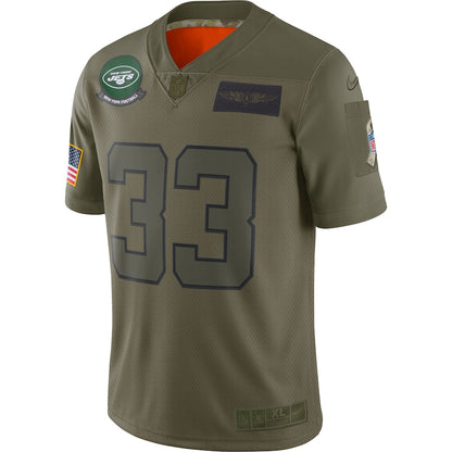 New York Jets Jamal Adams Salute To Service NFL jersey front view