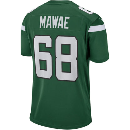 New York Jets Kevin Mawae Gotham 102 NFL jersey front view