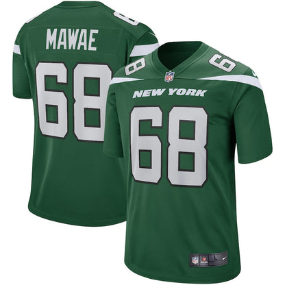 New York Jets Kevin Mawae Gotham 102 NFL jersey front view